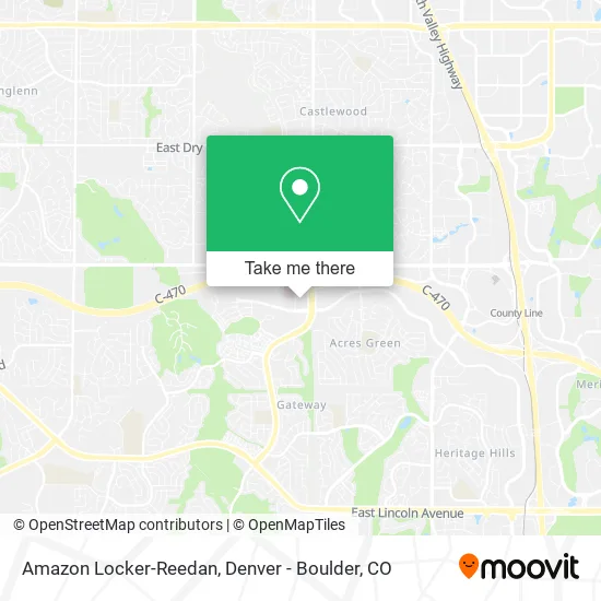 Amazon Locker-Reedan map