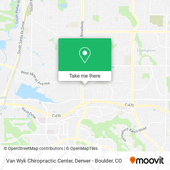 Van Wyk Chiropractic Center map