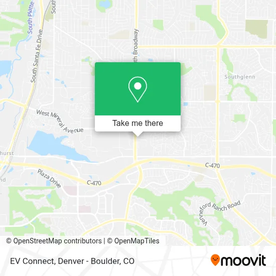 EV Connect map