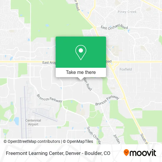 Freemont Learning Center map