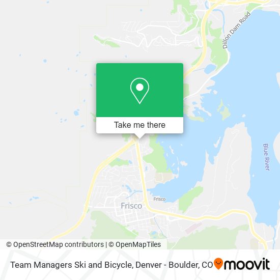 Mapa de Team Managers Ski and Bicycle
