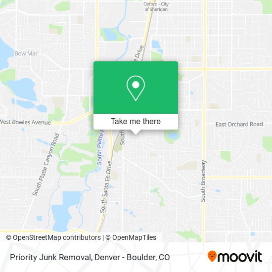 Priority Junk Removal map