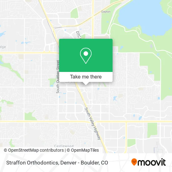 Mapa de Straffon Orthodontics