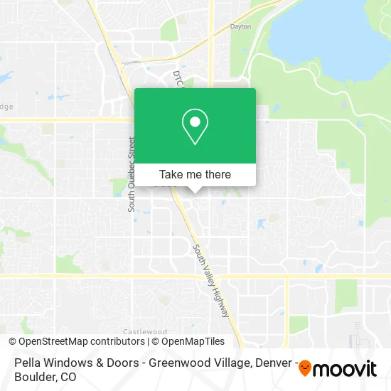 Mapa de Pella Windows & Doors - Greenwood Village