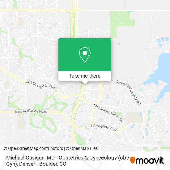 Mapa de Michael Gavigan, MD - Obstetrics & Gynecology (ob / Gyn)