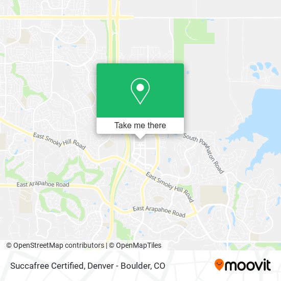 Mapa de Succafree Certified