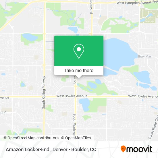 Amazon Locker-Endi map