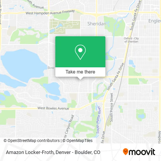 Amazon Locker-Froth map