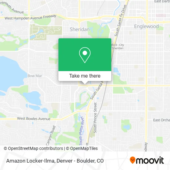 Amazon Locker-Ilma map