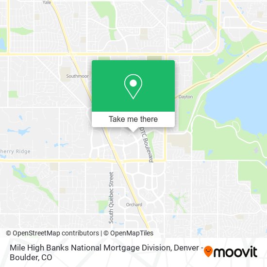 Mile High Banks National Mortgage Division map