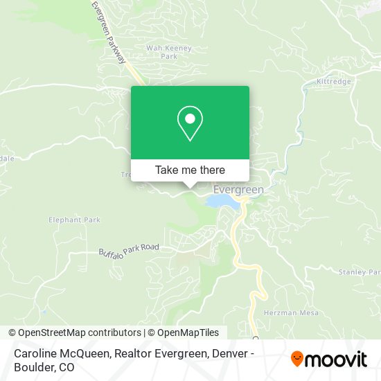 Caroline McQueen, Realtor Evergreen map