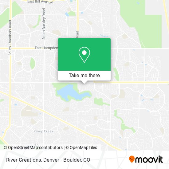 River Creations map