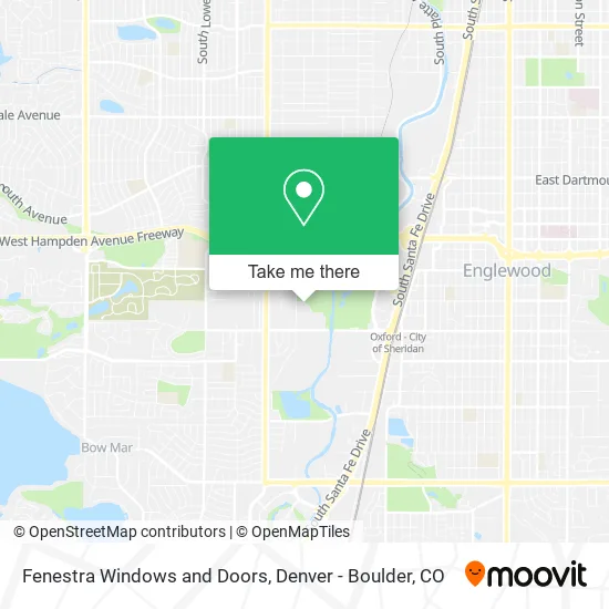 Fenestra Windows and Doors map