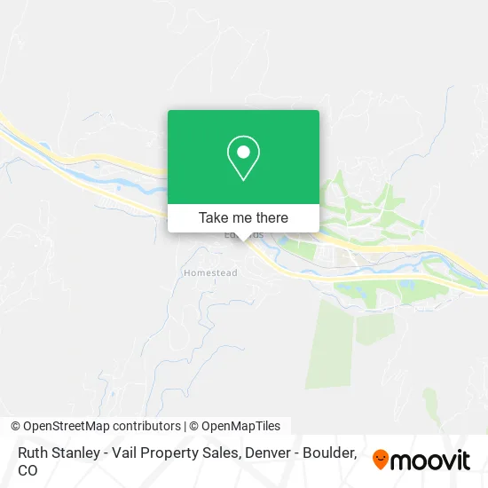 Ruth Stanley - Vail Property Sales map