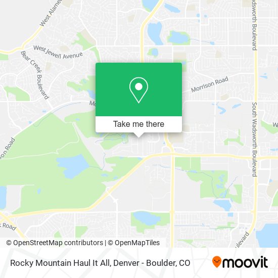 Mapa de Rocky Mountain Haul It All