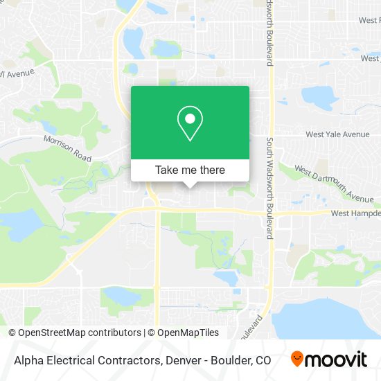 Mapa de Alpha Electrical Contractors
