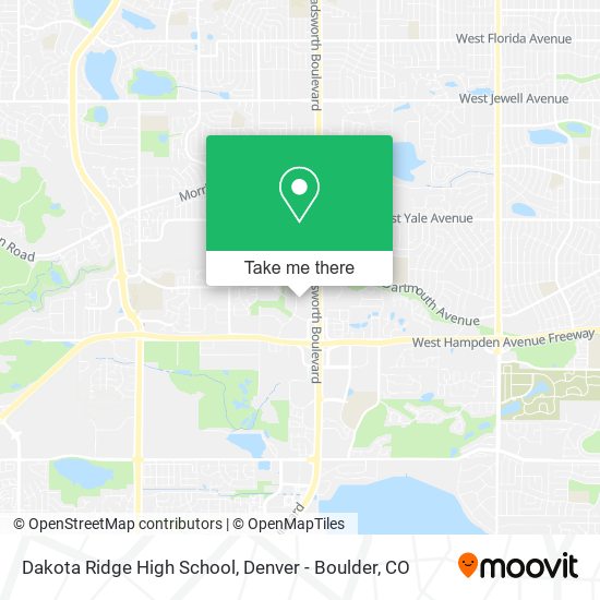 Dakota Ridge High School map