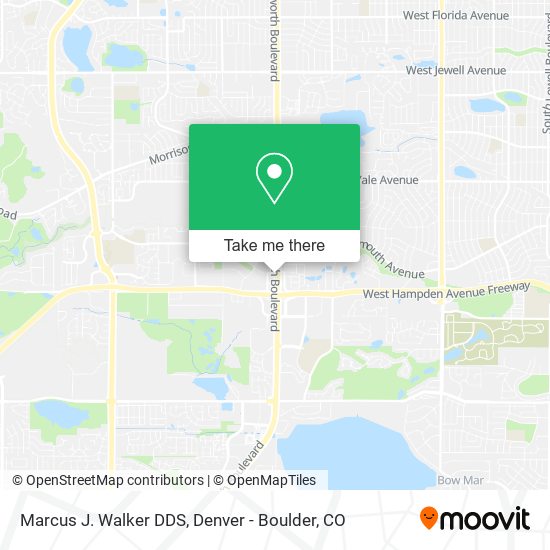 Marcus J. Walker DDS map