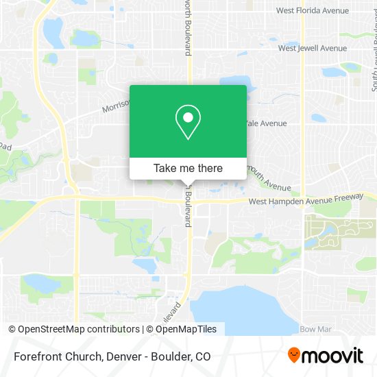 Forefront Church map