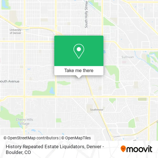 History Repeated Estate Liquidators map