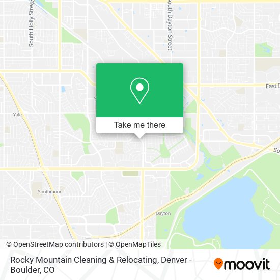Rocky Mountain Cleaning & Relocating map