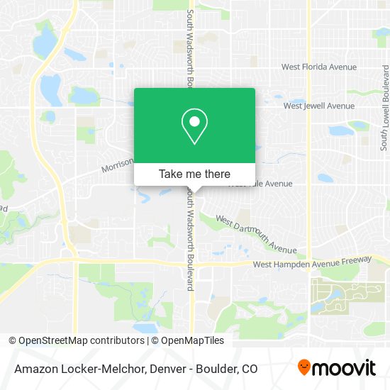 Mapa de Amazon Locker-Melchor