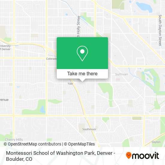 Montessori School of Washington Park map