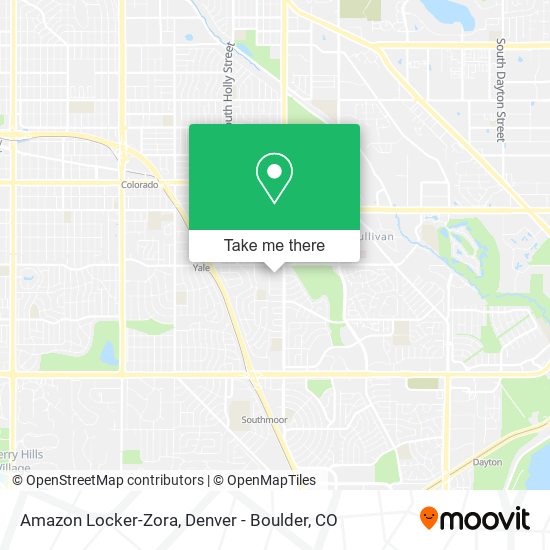 Amazon Locker-Zora map