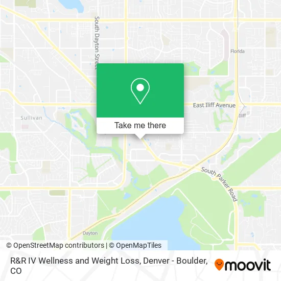 R&R IV Wellness and Weight Loss map