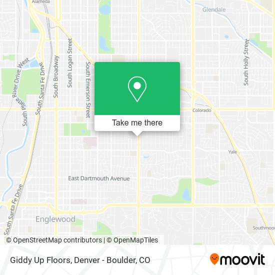 Giddy Up Floors map