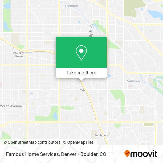 Famous Home Services map