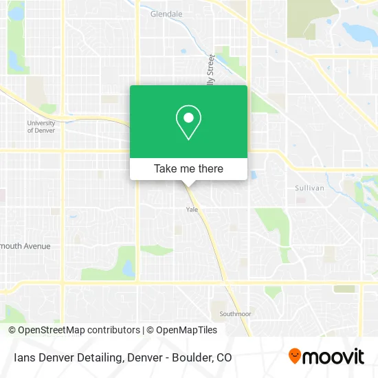 Ians Denver Detailing map