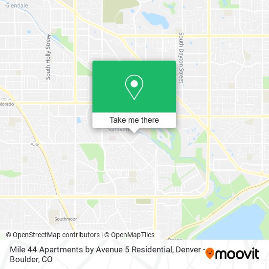 Mile 44 Apartments by Avenue 5 Residential map