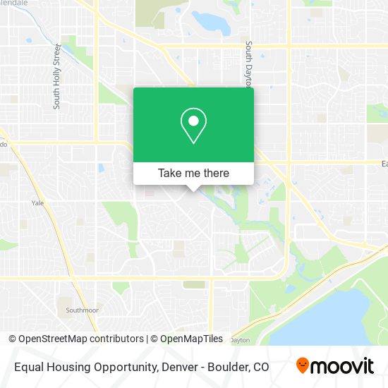 Mapa de Equal Housing Opportunity