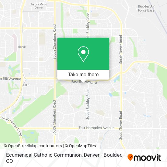 Ecumenical Catholic Communion map