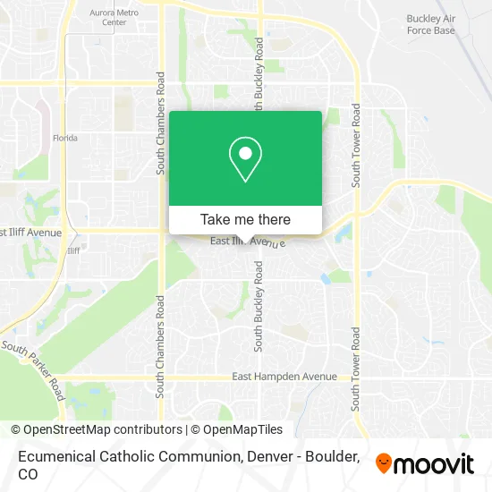Mapa de Ecumenical Catholic Communion
