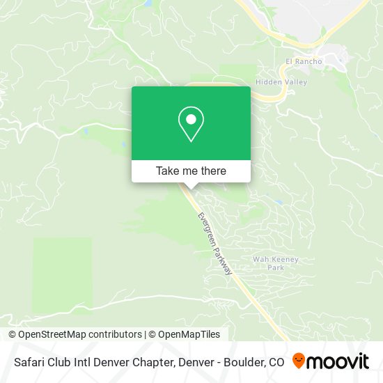 Safari Club Intl Denver Chapter map