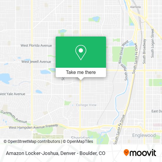 Mapa de Amazon Locker-Joshua