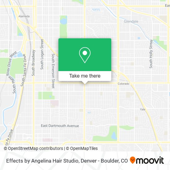 Mapa de Effects by Angelina Hair Studio