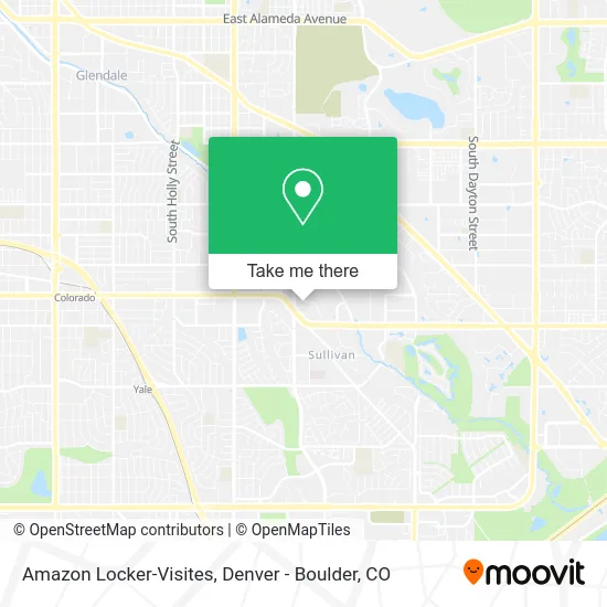Amazon Locker-Visites map
