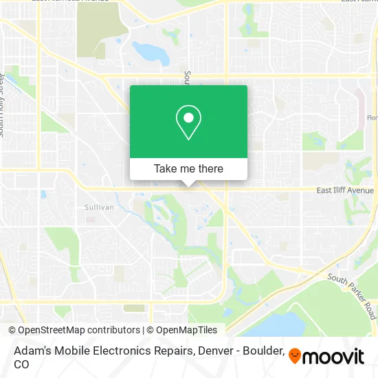 Adam's Mobile Electronics Repairs map