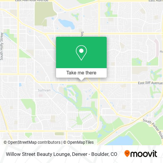 Mapa de Willow Street Beauty Lounge