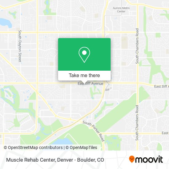 Muscle Rehab Center map
