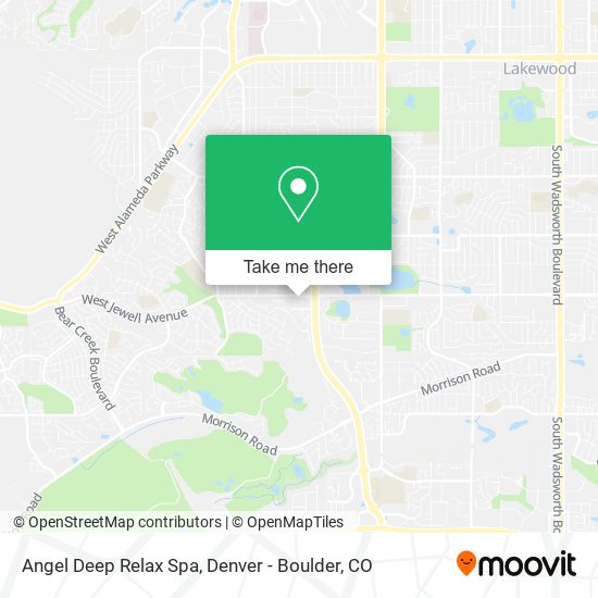 Mapa de Angel Deep Relax Spa