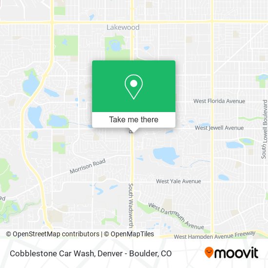 Cobblestone Car Wash map