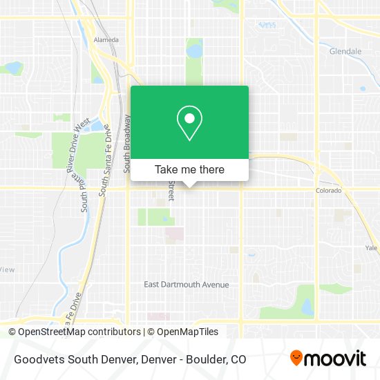 Goodvets South Denver map