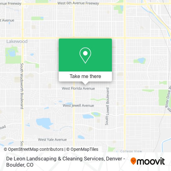 De Leon Landscaping & Cleaning Services map