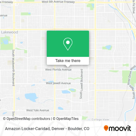 Amazon Locker-Caridad map
