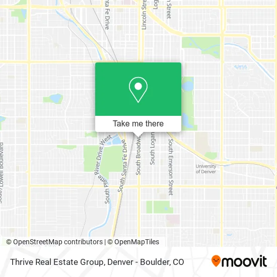Thrive Real Estate Group map