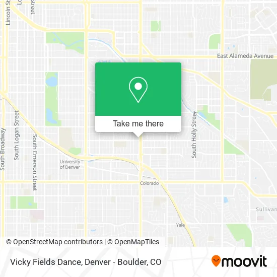 Vicky Fields Dance map